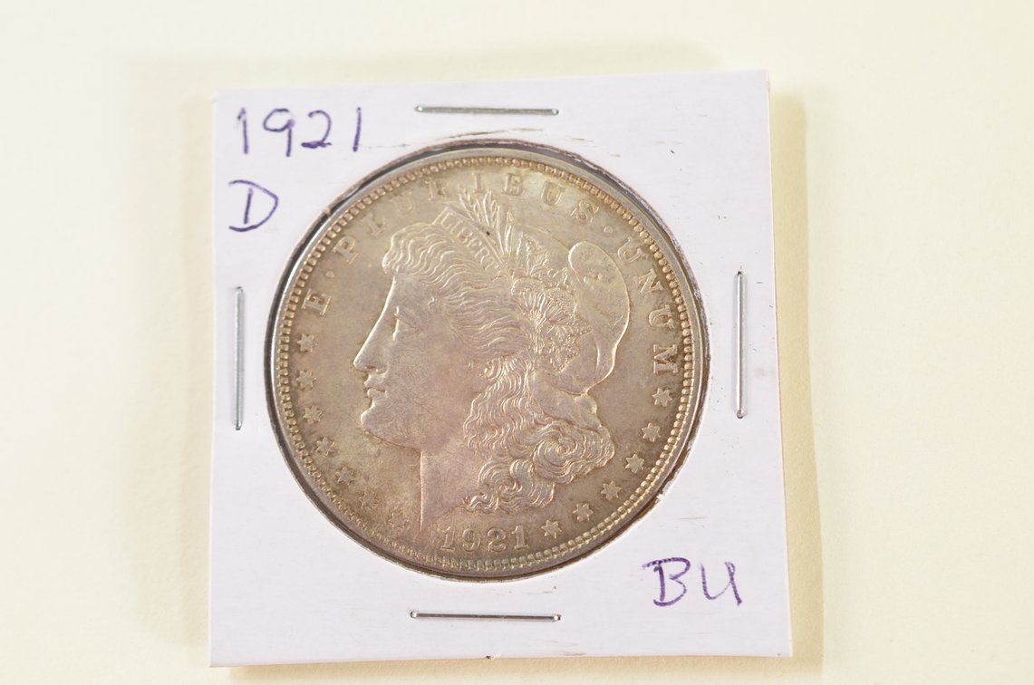 1921 D Morgan Silver Dollar