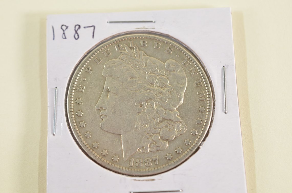 1887 Morgan Silver Dollar