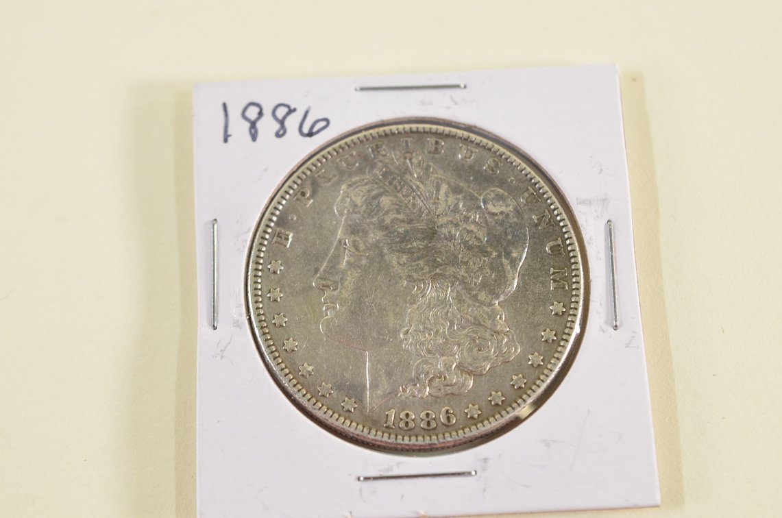1886 Morgan Silver Dollar