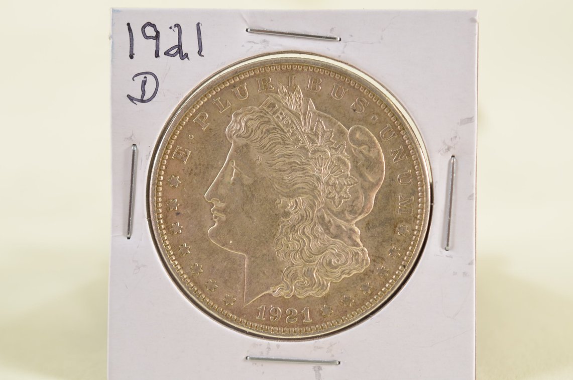 1921 D Morgan Silver Dollar