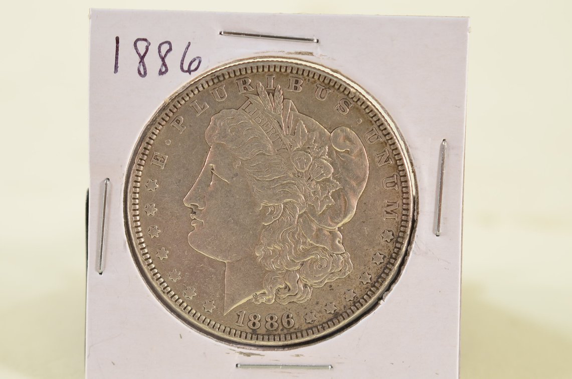 1886 Morgan Silver Dollar