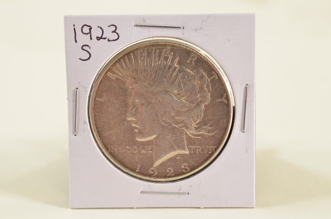 1923 S Peace Silver Dollar