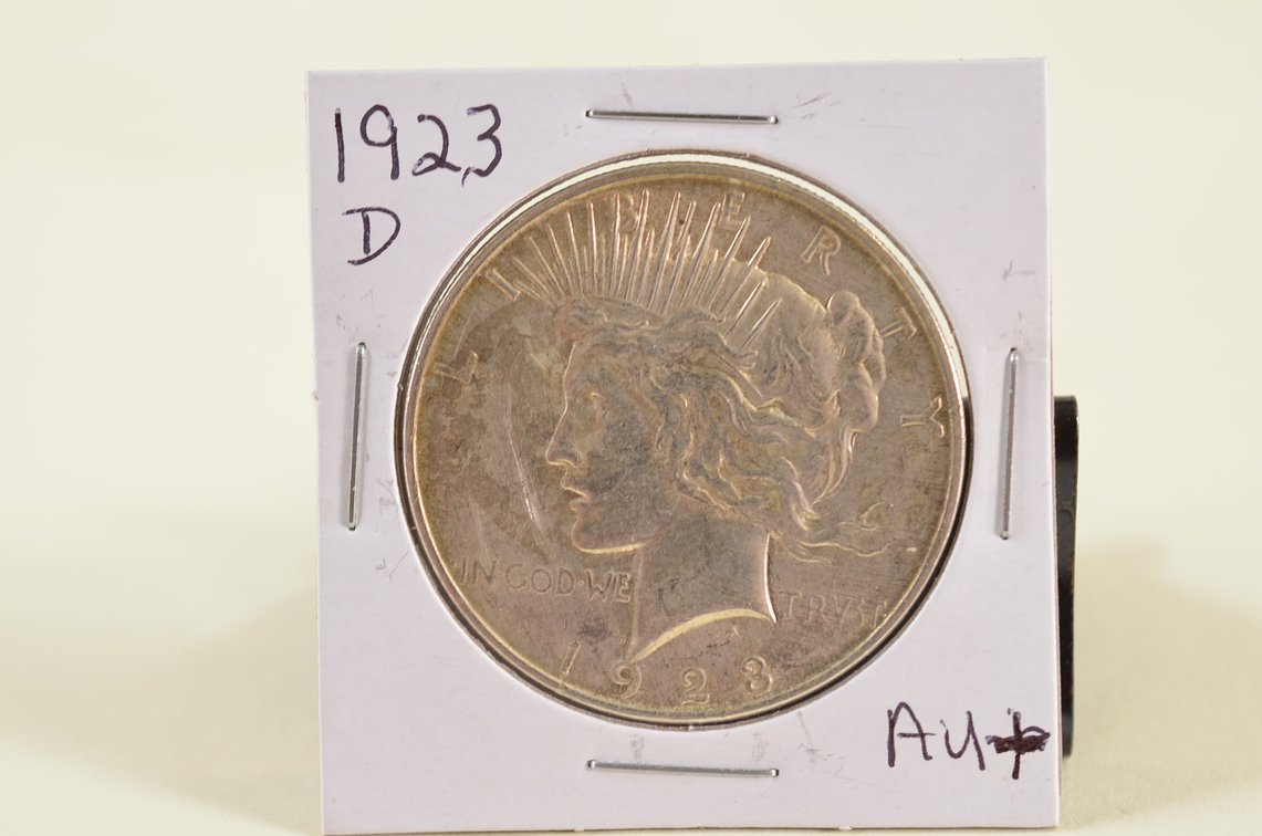 1923 D Peace Silver Dollar