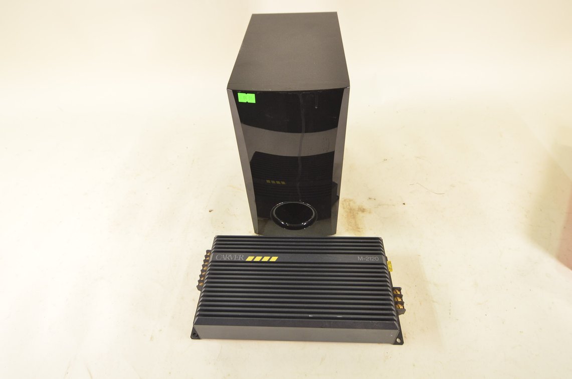 Carver Car Stereo Amp And Subwoofer