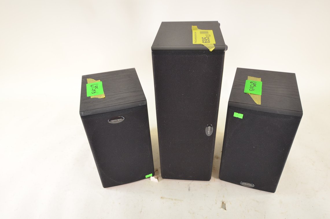 (3) Polk Audio Shelf Speakers