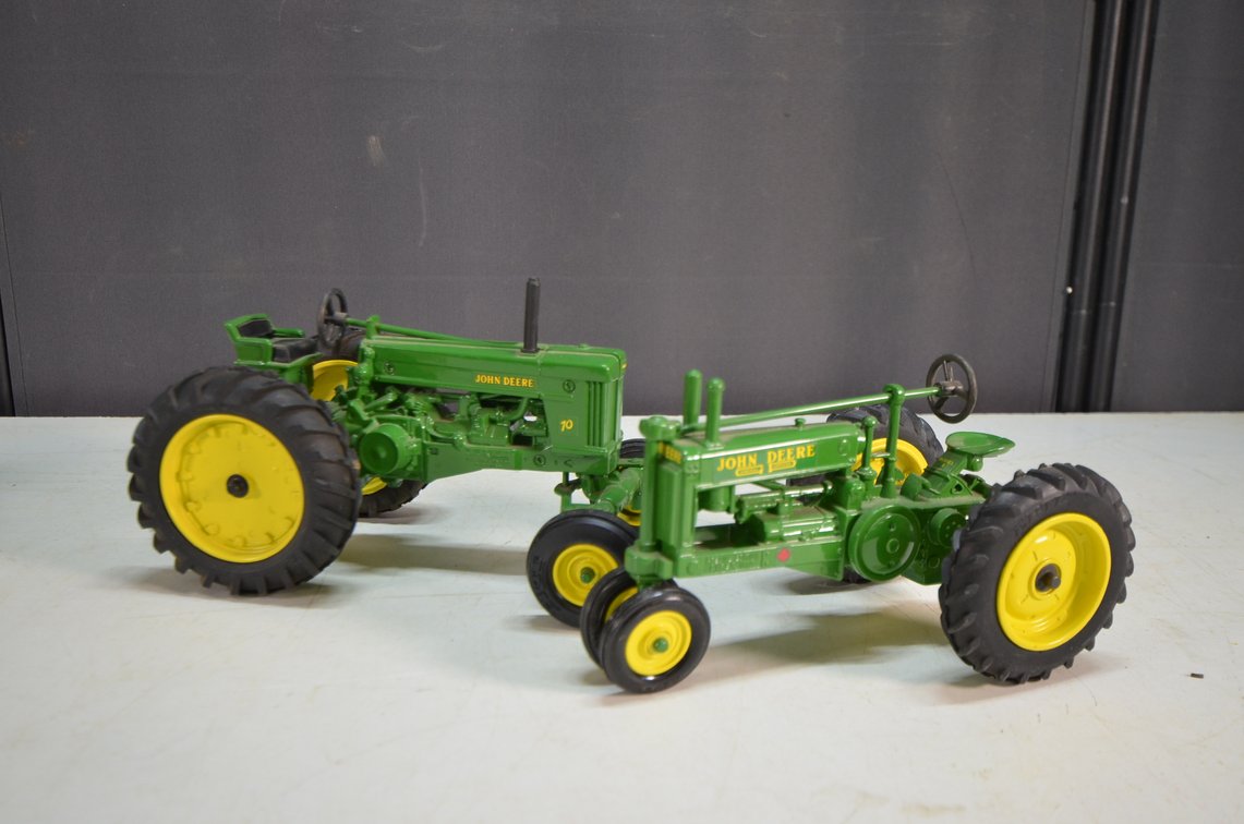 (2) JD Ertl Die Cast Tractors