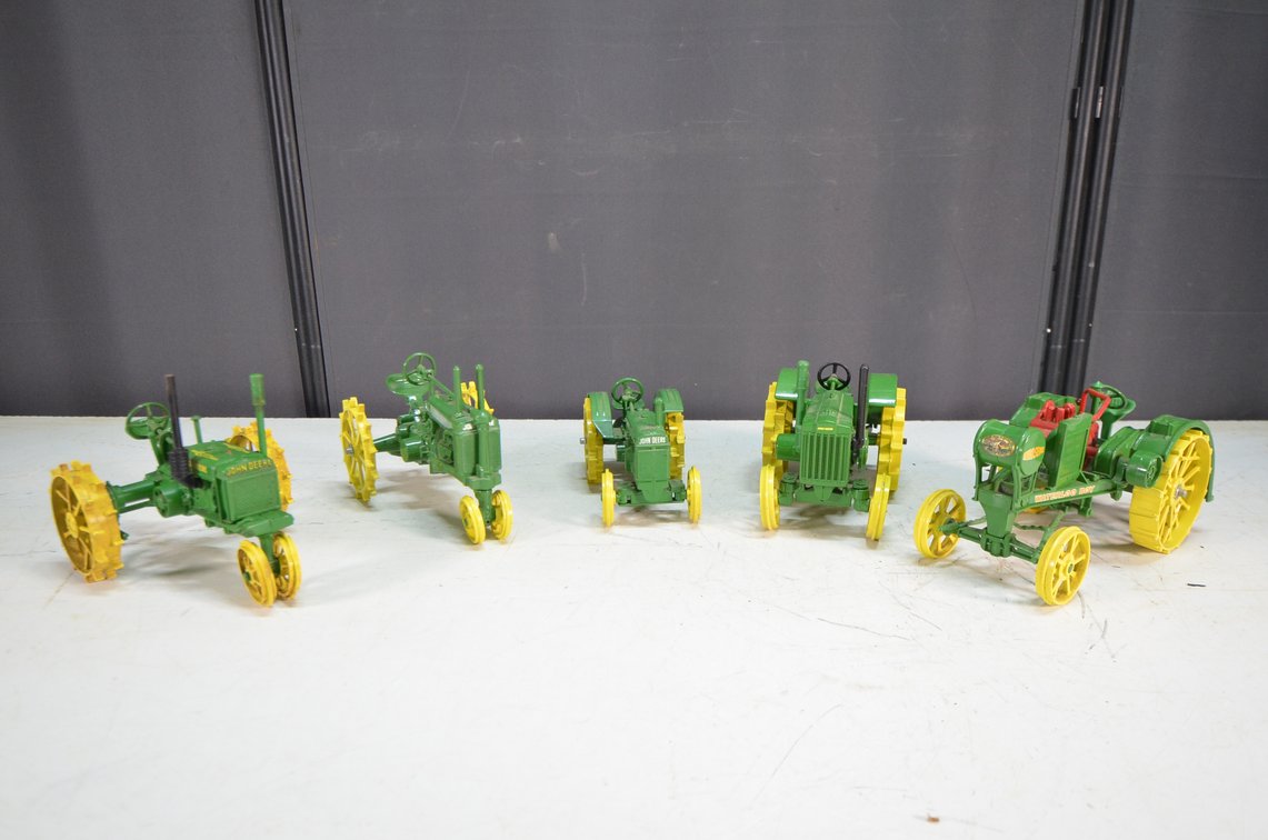 (5) JD Ertl Die Cast Tractors S. E, C.E