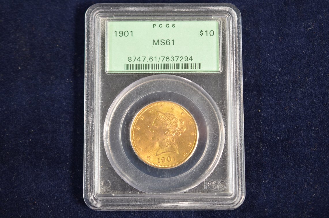 1901 $10 Dollar Liberty Head Gold Coin
