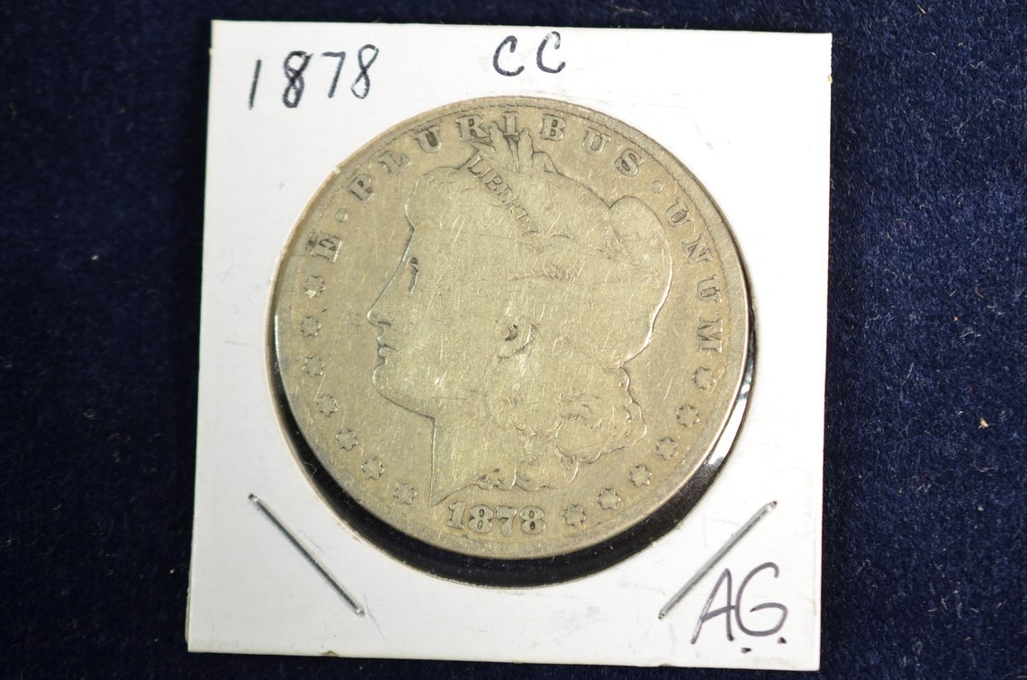 1878-CC Morgan Silver Dollar
