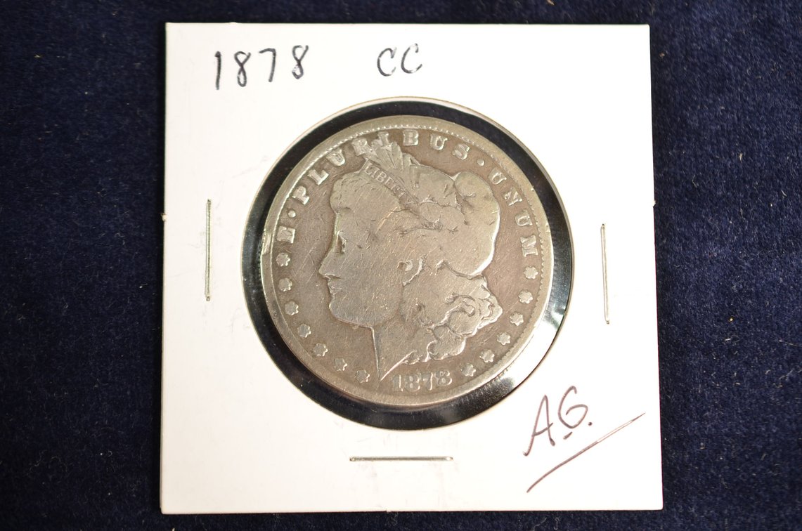 1878-CC Morgan Silver Dollar