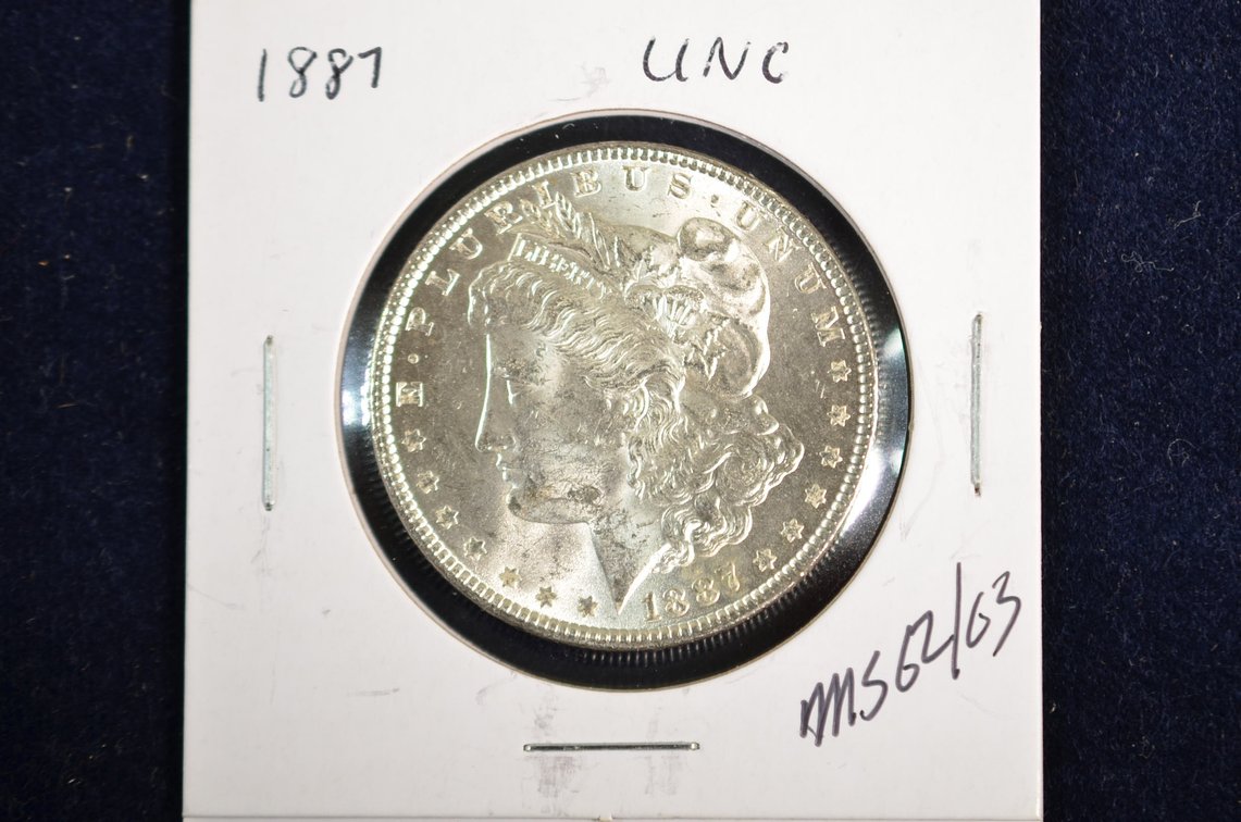 1887 Morgan Silver Dollar