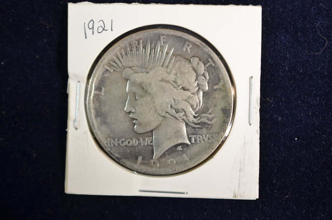 1921 Peace Silver Dollar