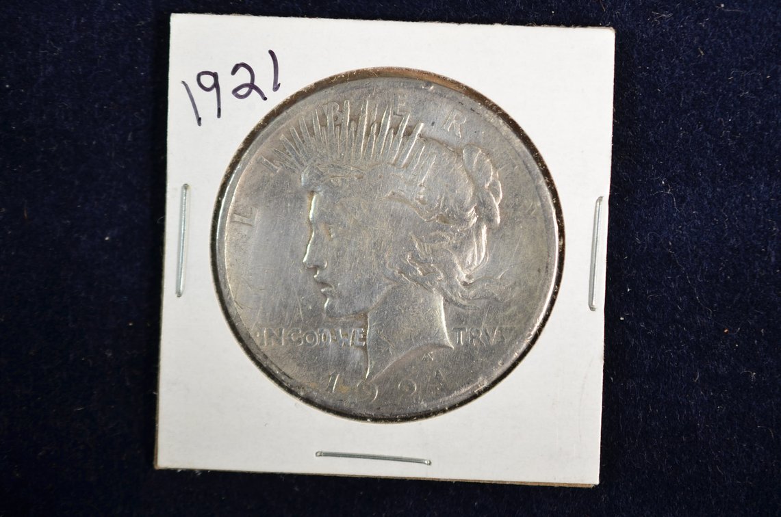 1921 Peace Silver Dollar