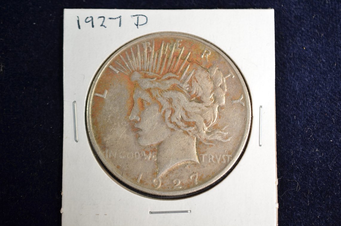 1927-D Peace Silver Dollar