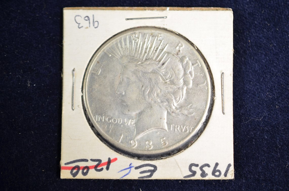 1935 Peace Silver Dollar