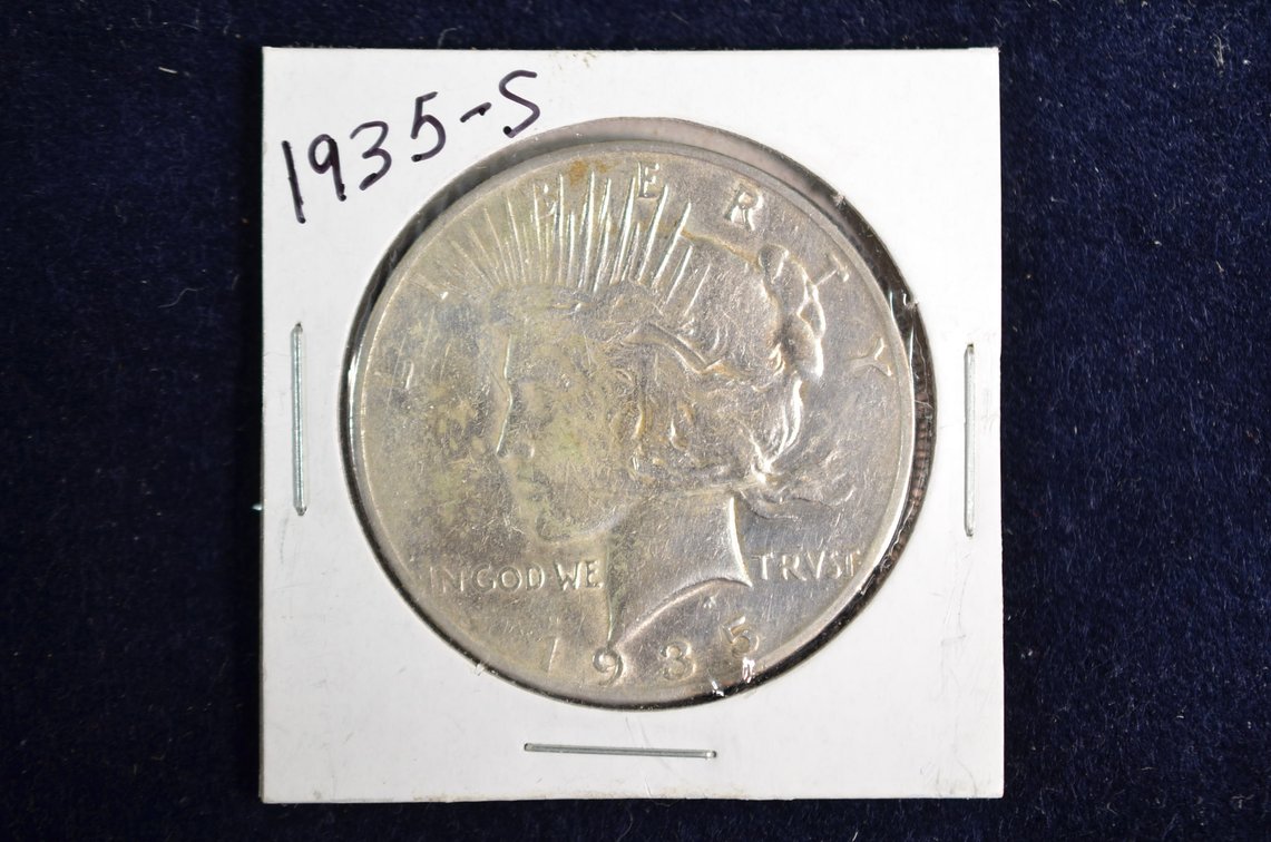 1935-S Peace Silver Dollar