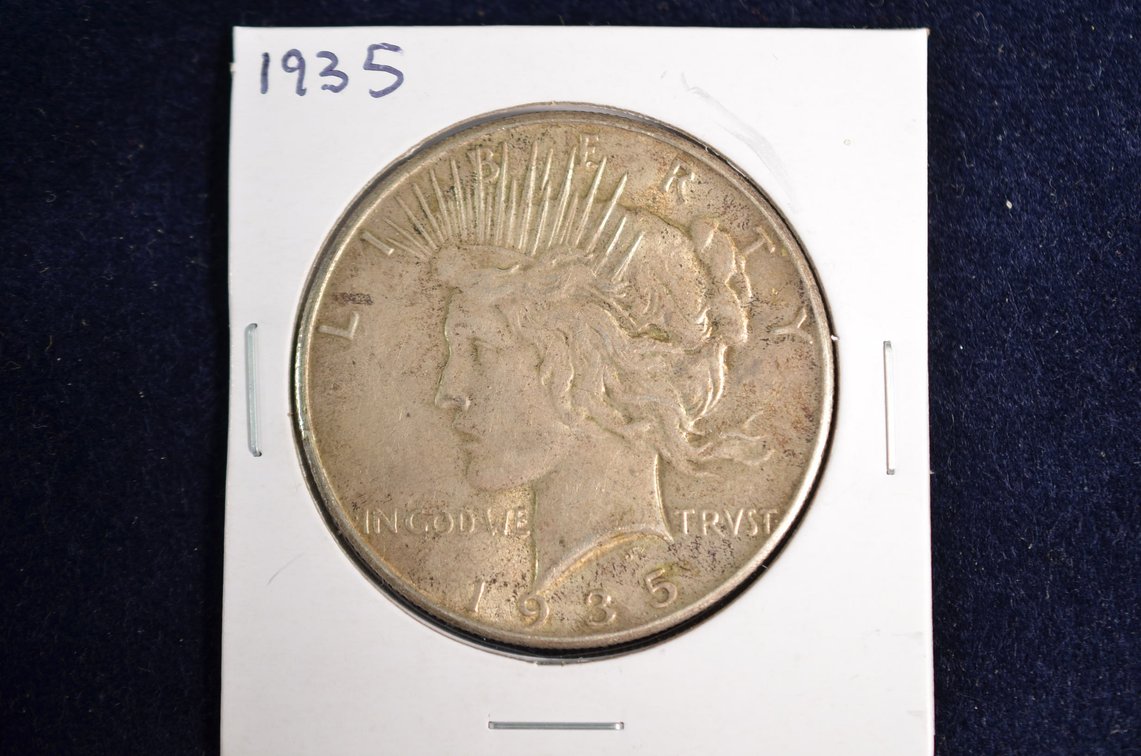 1935 Peace Silver Dollar