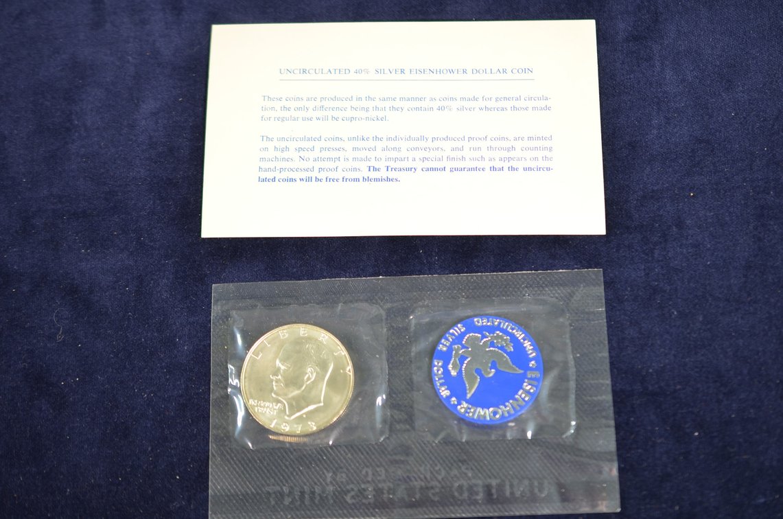 1973-S Eisenhower Silver Dollar