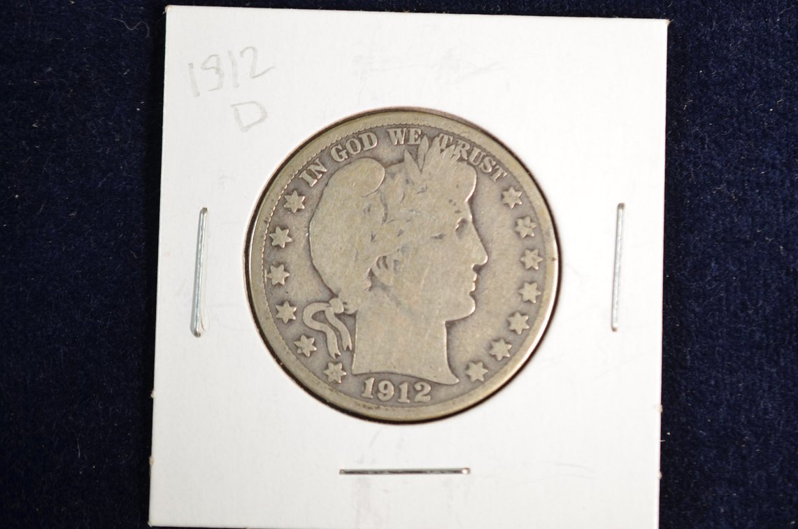 1912-D Barber Half Dollar