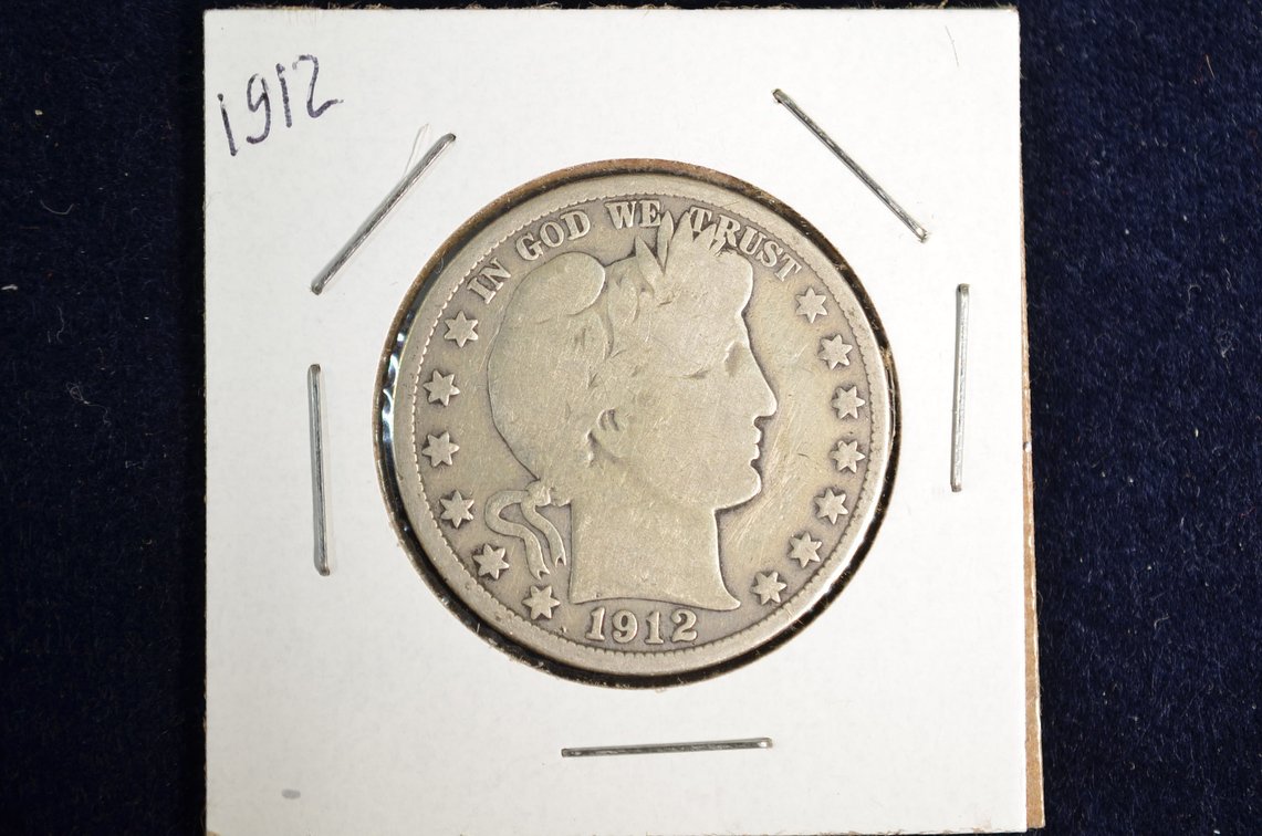 1912 Barber Half Dollar