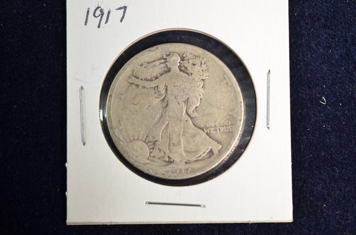 1917 Liberty Walking Half Dollar