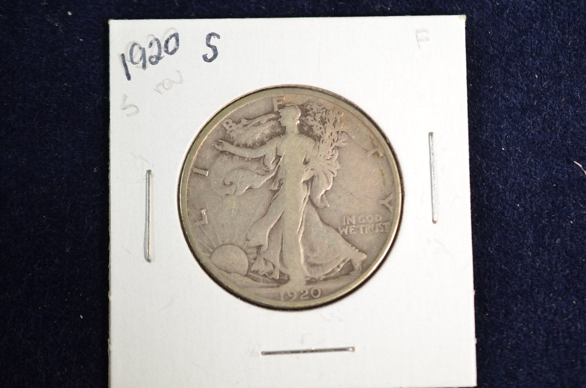 1920-S Liberty Walking Half Dollar