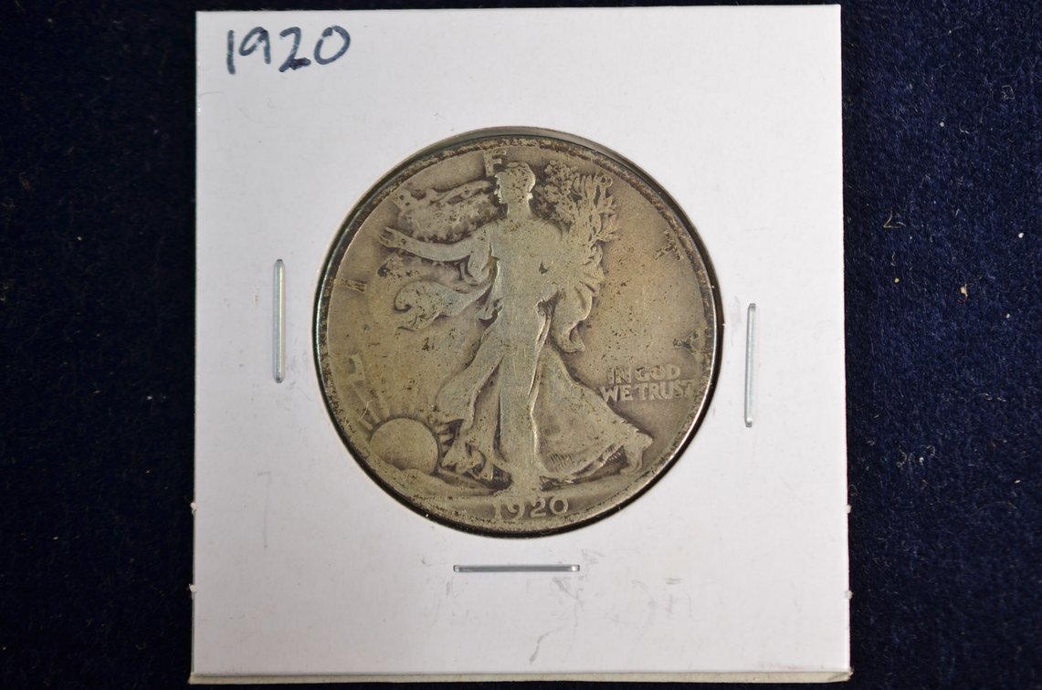 1920 Liberty Walking Half Dollar