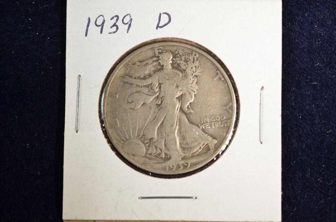 1939-D Liberty Walking Half Dollar