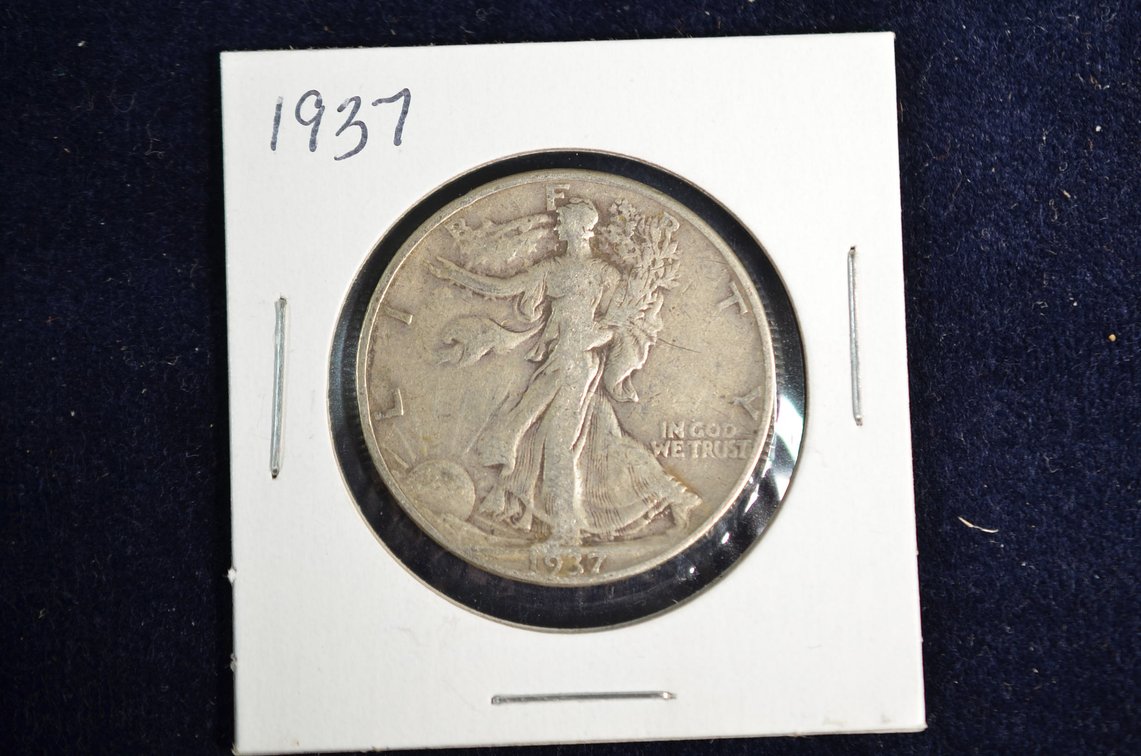 1937 Liberty Walking Half Dollar