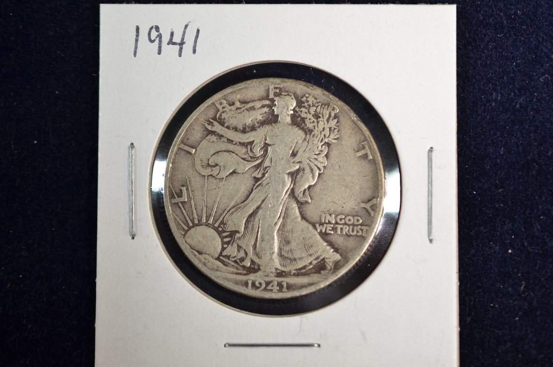 1941 Liberty Walking Half Dollar