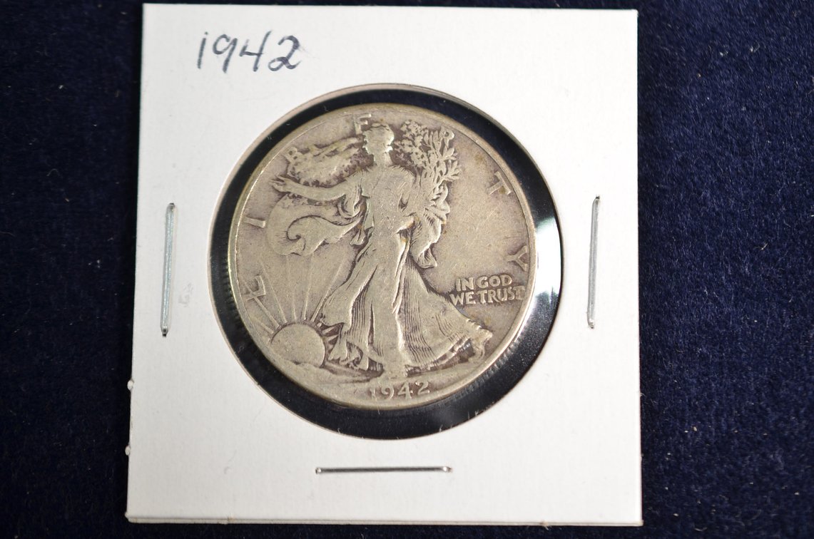 1942 Liberty Walking Half Dollar
