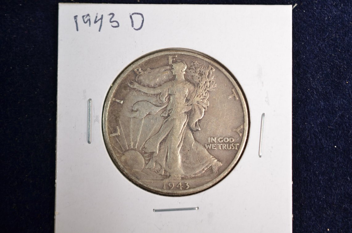 1943-D Liberty Walking Half Dollar
