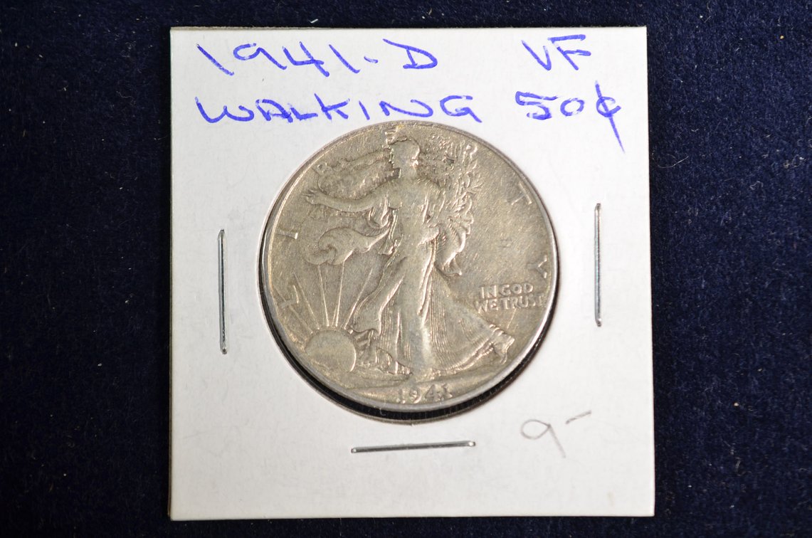 1941-D Liberty Walking Half Dollar