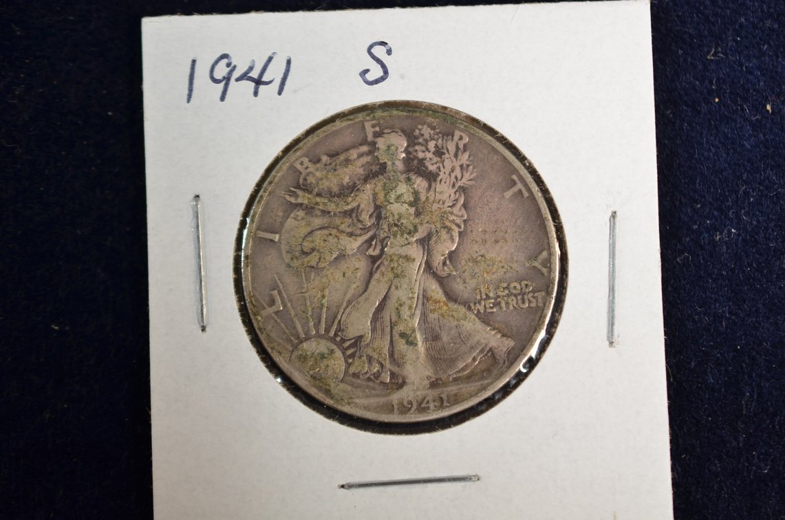 1941-S Liberty Walking Half Dollar