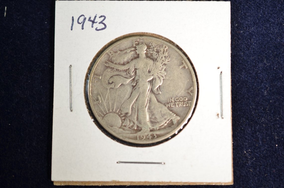 1943 Liberty Walking Half Dollar