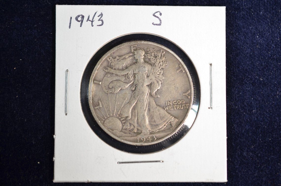 1943-S Liberty Walking Half Dollar