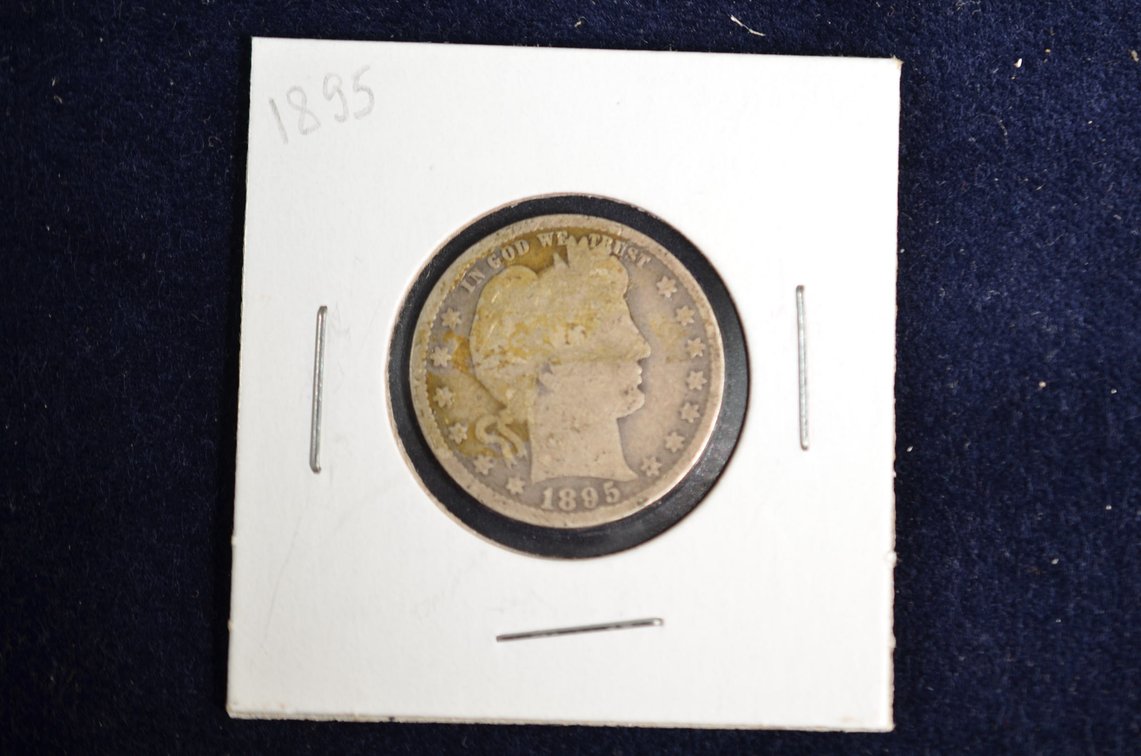 1895 Barber Quarter Dollar