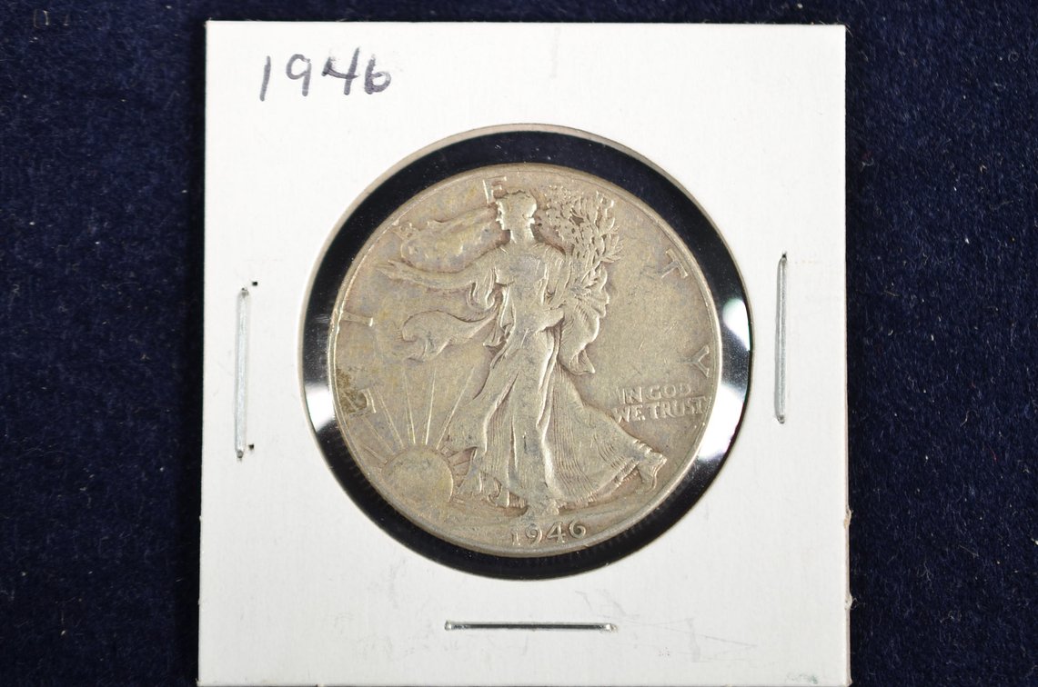 1946 Liberty Walking Half Dollar