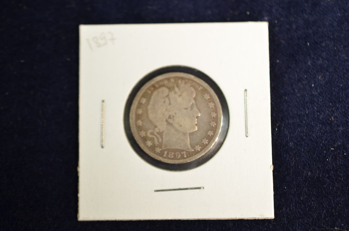 1897 Barber Quarter Dollar