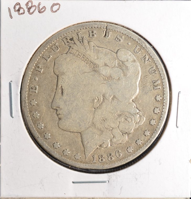 1886O Morgan Silver Dollar