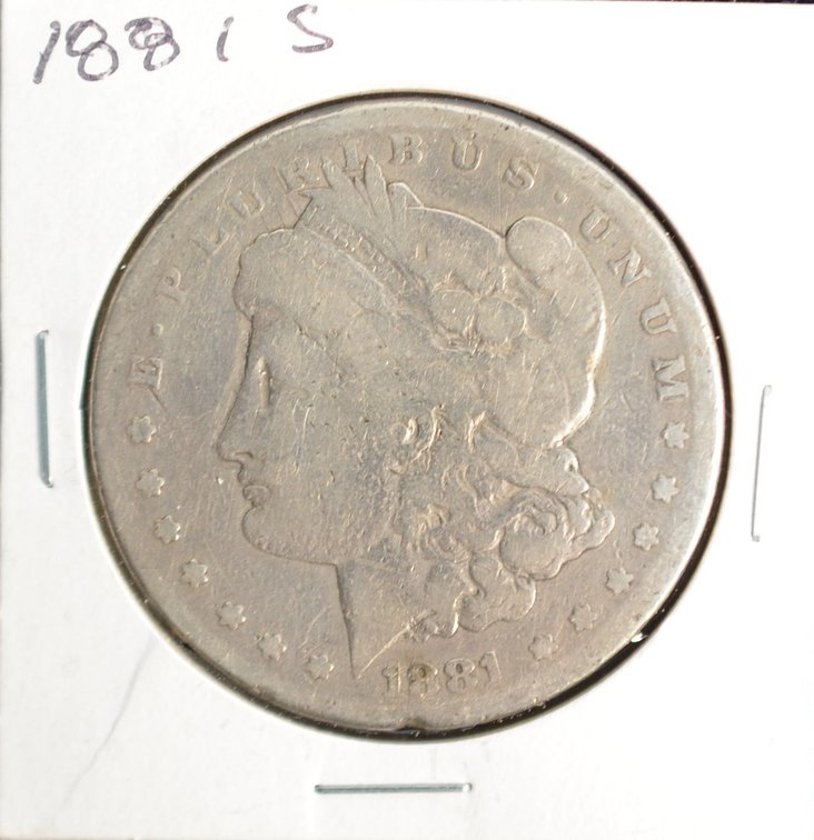 1881S Morgan Silver Dollar