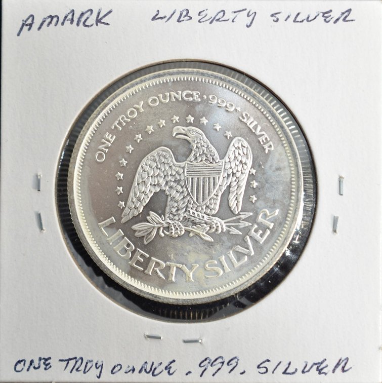 Liberty Bell AMark Silver Round