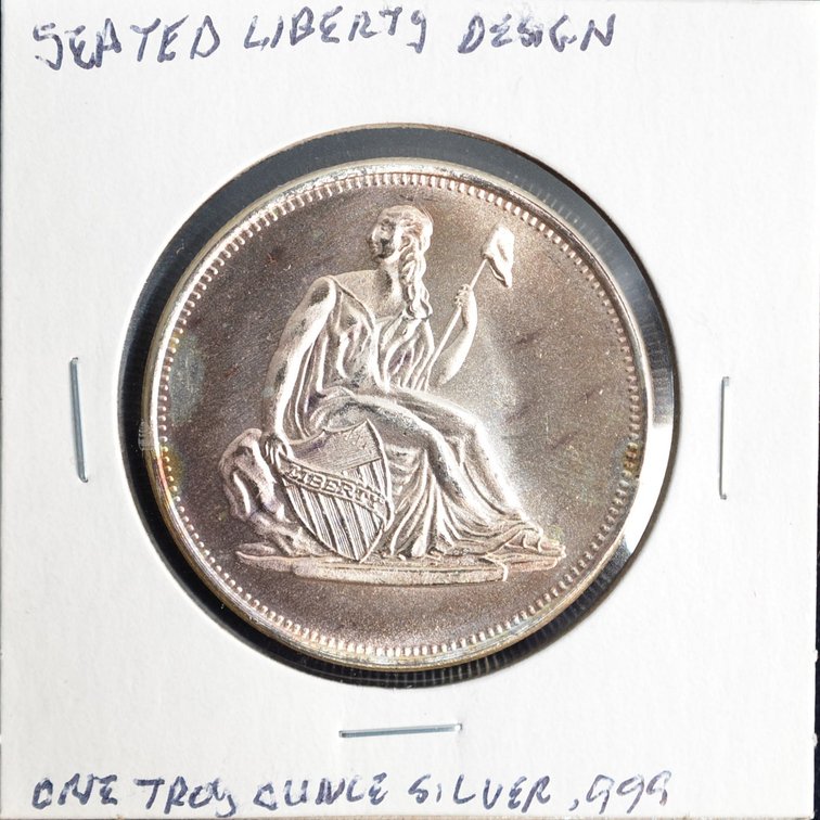 Seated Liberty Silver Round