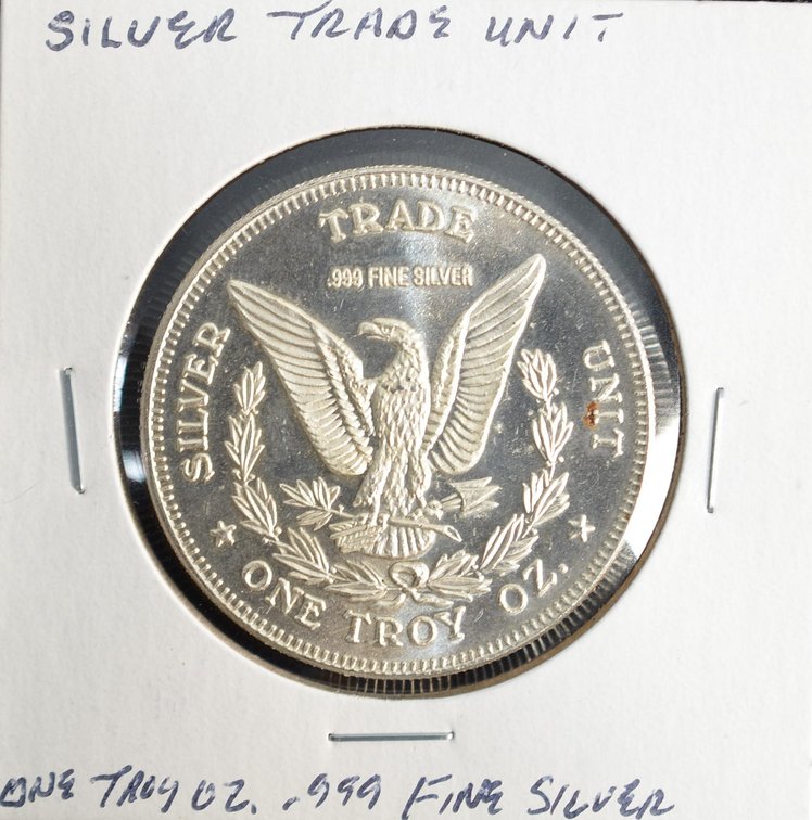 Silver Trade Unit Round