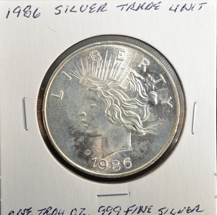 1986 Silver Trade Unit Round