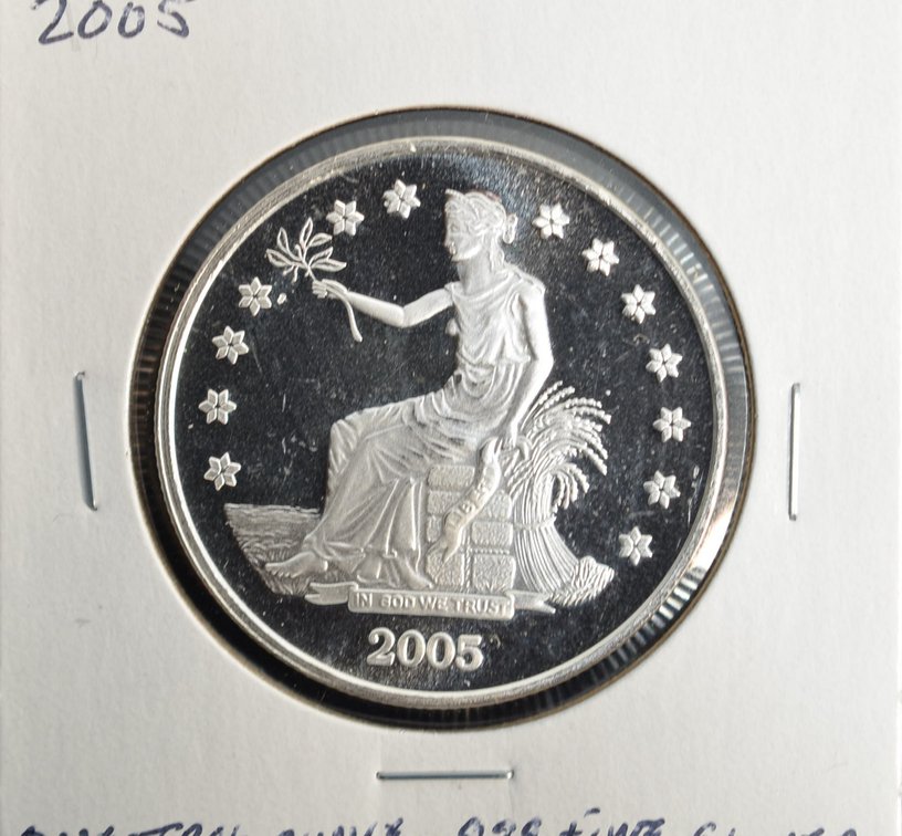 2005 Seated Liberty Silver Round