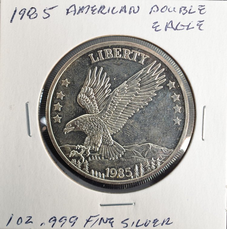 1985 American Double Eagle Silver Round