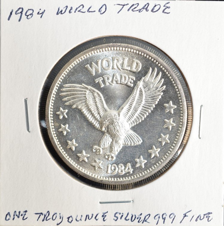 1984 World Trade Silver Round