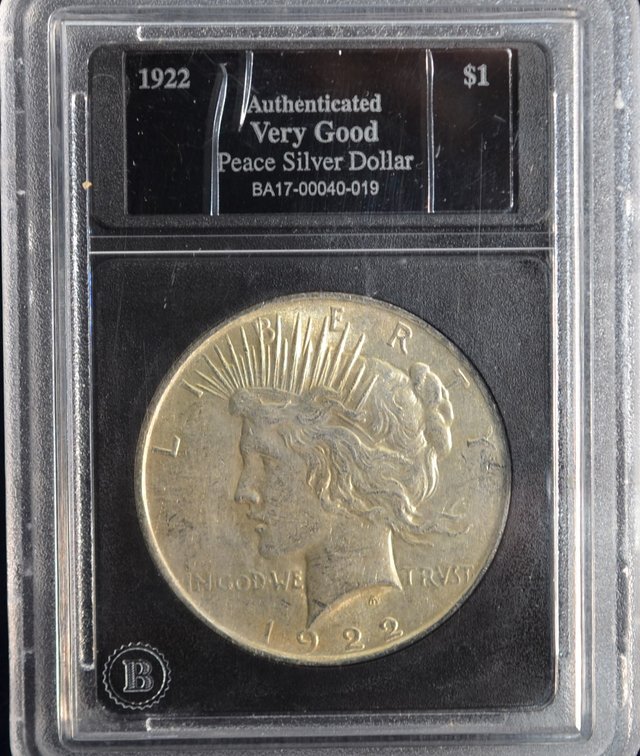 1922 Peace Silver Dollar