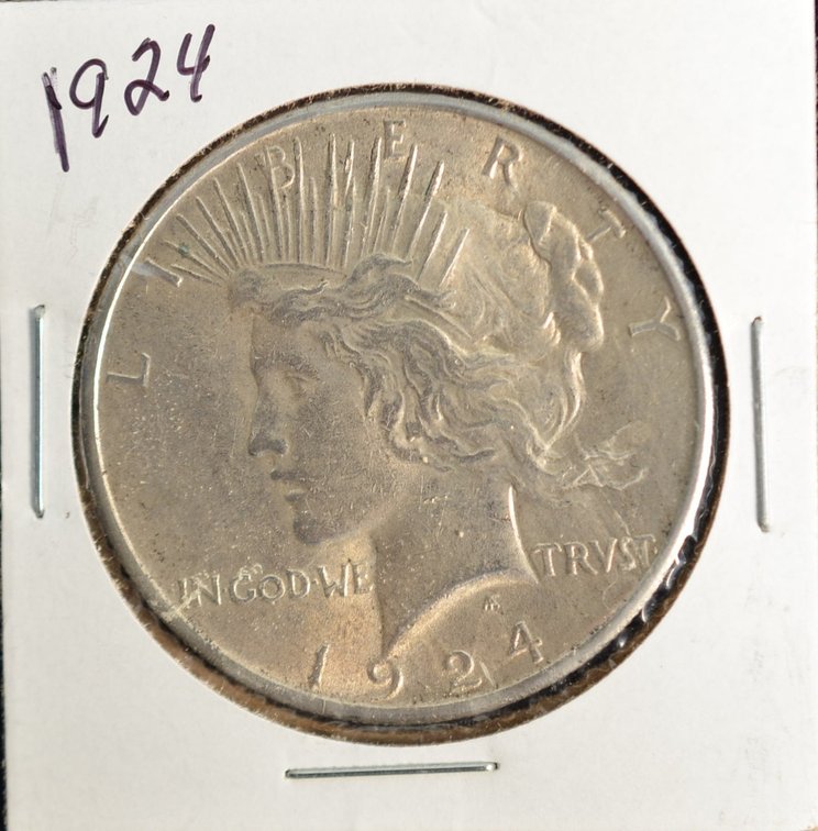 1924 Peace Silver Dollar